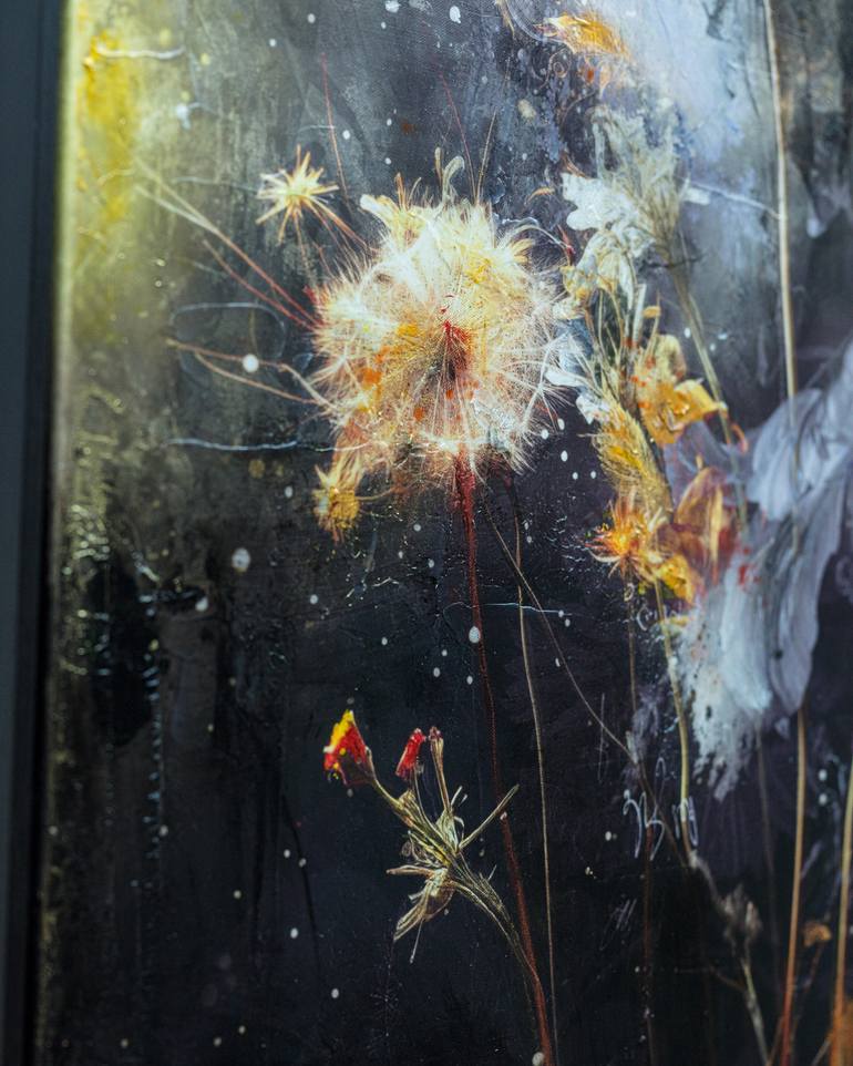 Original Figurative Floral Mixed Media by Teis Albers