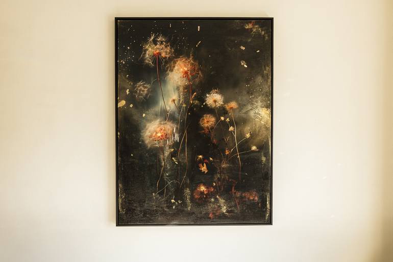 Original Realism Floral Mixed Media by Teis Albers