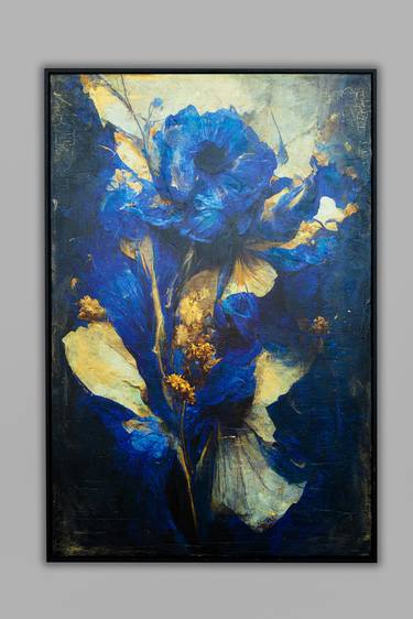 Original Floral Mixed Media by Teis Albers