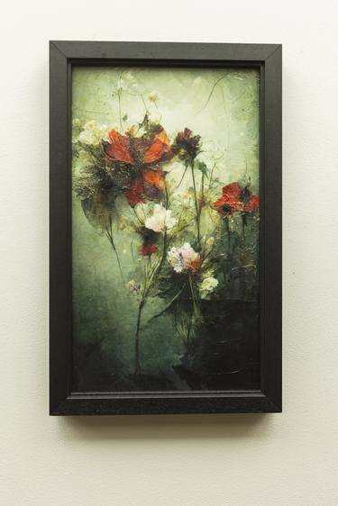 Original Pop Art Floral Mixed Media by Teis Albers
