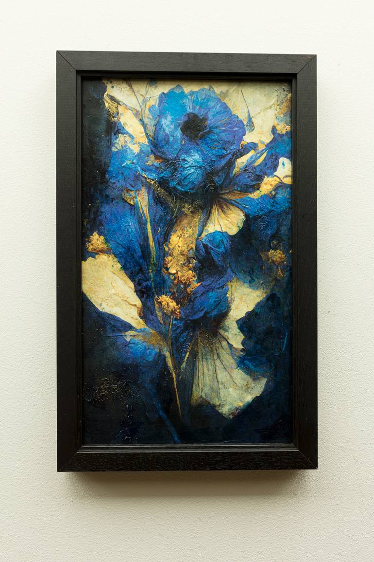 Original Pop Art Floral Mixed Media by Teis Albers