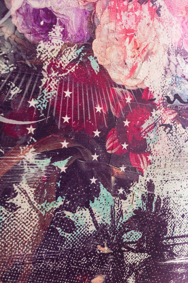 Original Figurative Floral Mixed Media by Teis Albers