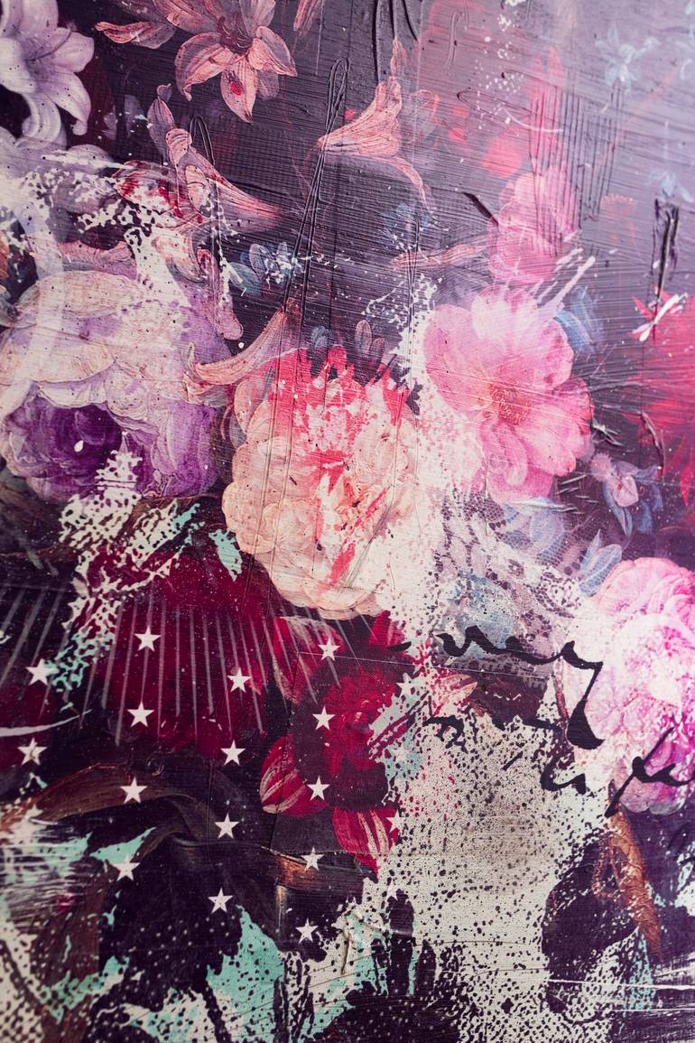 Original Figurative Floral Mixed Media by Teis Albers