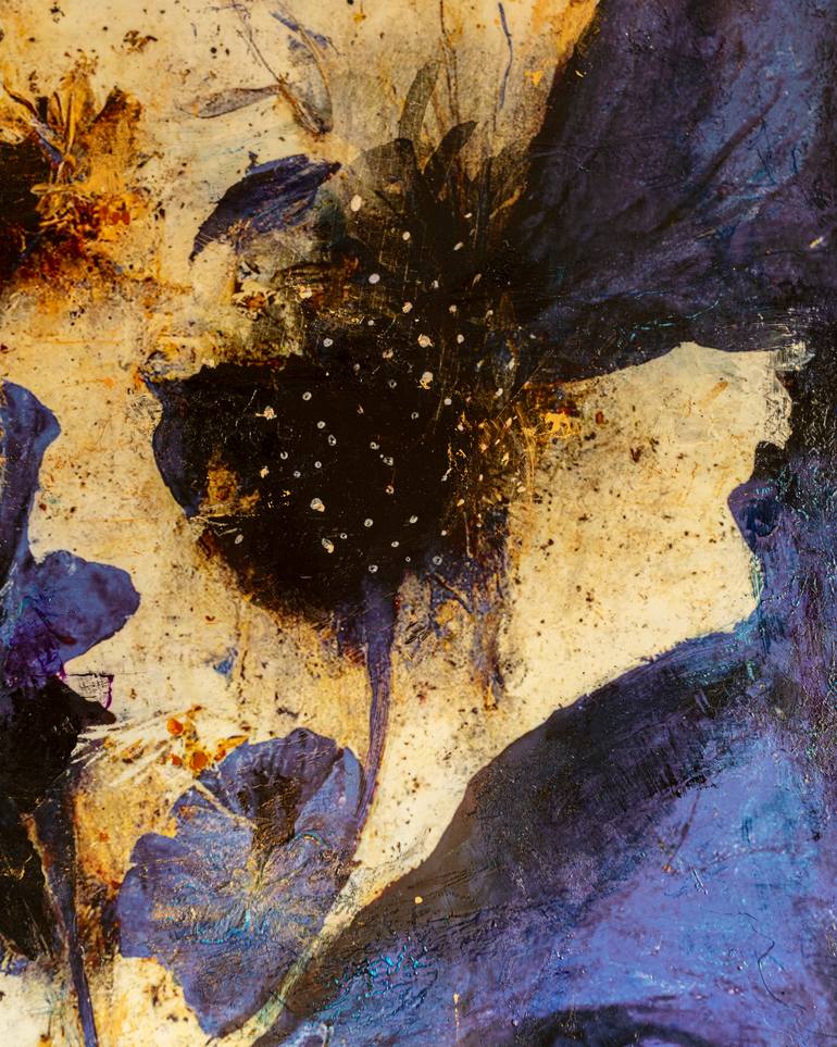 Original Realism Floral Mixed Media by Teis Albers