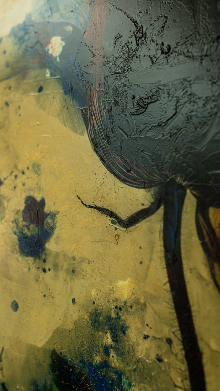 Original Pop Art Floral Mixed Media by Teis Albers