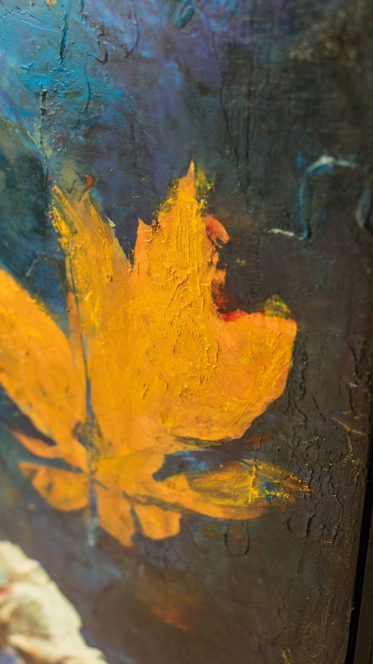 Original Impressionism Floral Mixed Media by Teis Albers