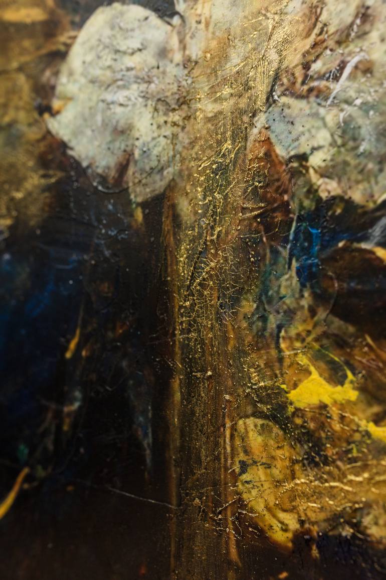 Original Impressionism Floral Mixed Media by Teis Albers
