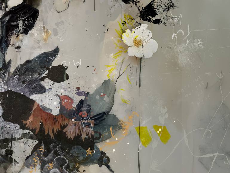 Original Figurative Floral Mixed Media by Teis Albers