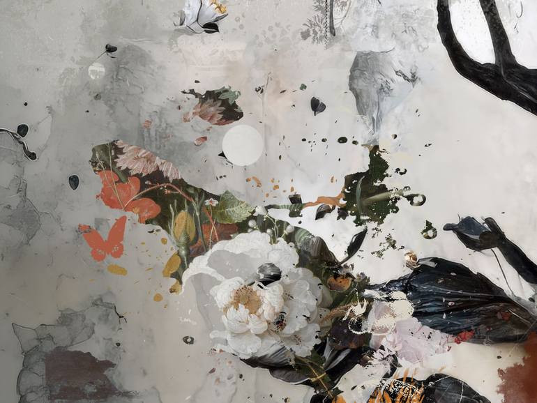 Original Figurative Floral Mixed Media by Teis Albers