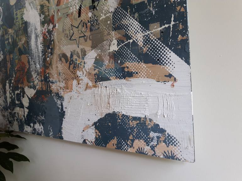 Original Abstract Nature Mixed Media by Teis Albers