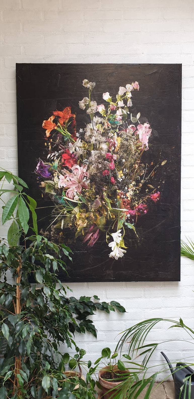Original Figurative Floral Mixed Media by Teis Albers