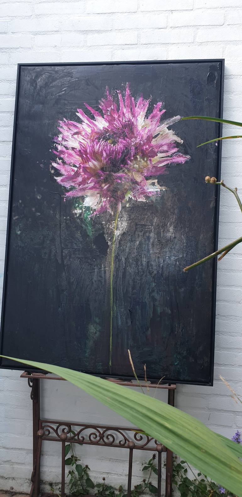 Original Realism Floral Mixed Media by Teis Albers