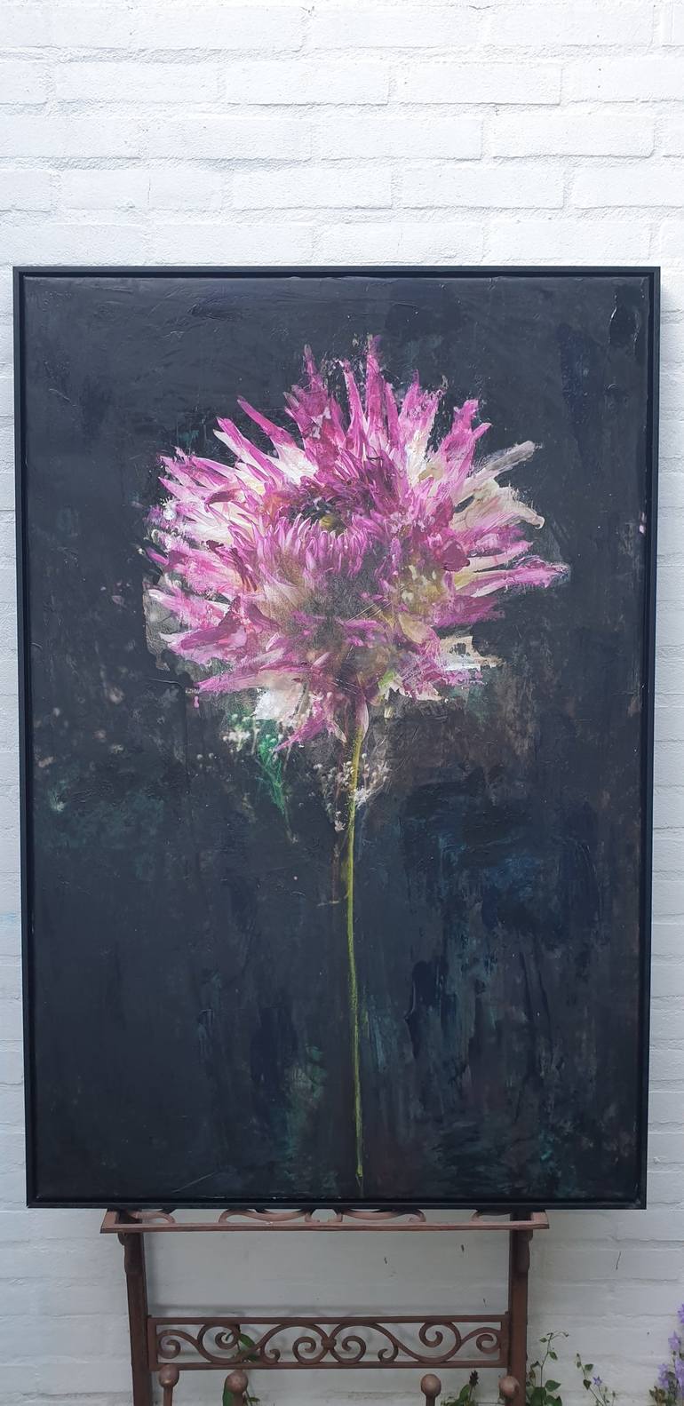 Original Realism Floral Mixed Media by Teis Albers