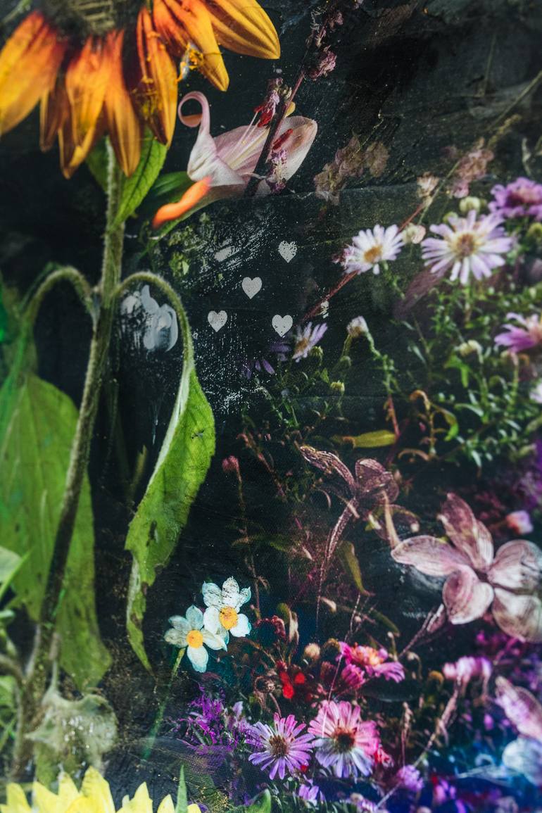 Original Realism Floral Mixed Media by Teis Albers