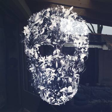 FloralSkull (plexiglass) - Limited Edition of 1 thumb