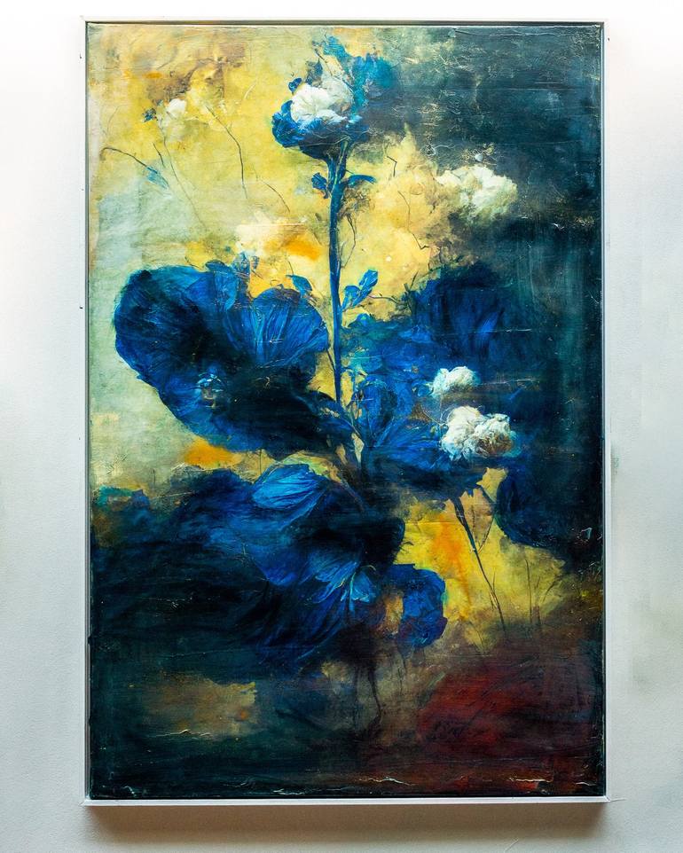 Original Realism Floral Mixed Media by Teis Albers