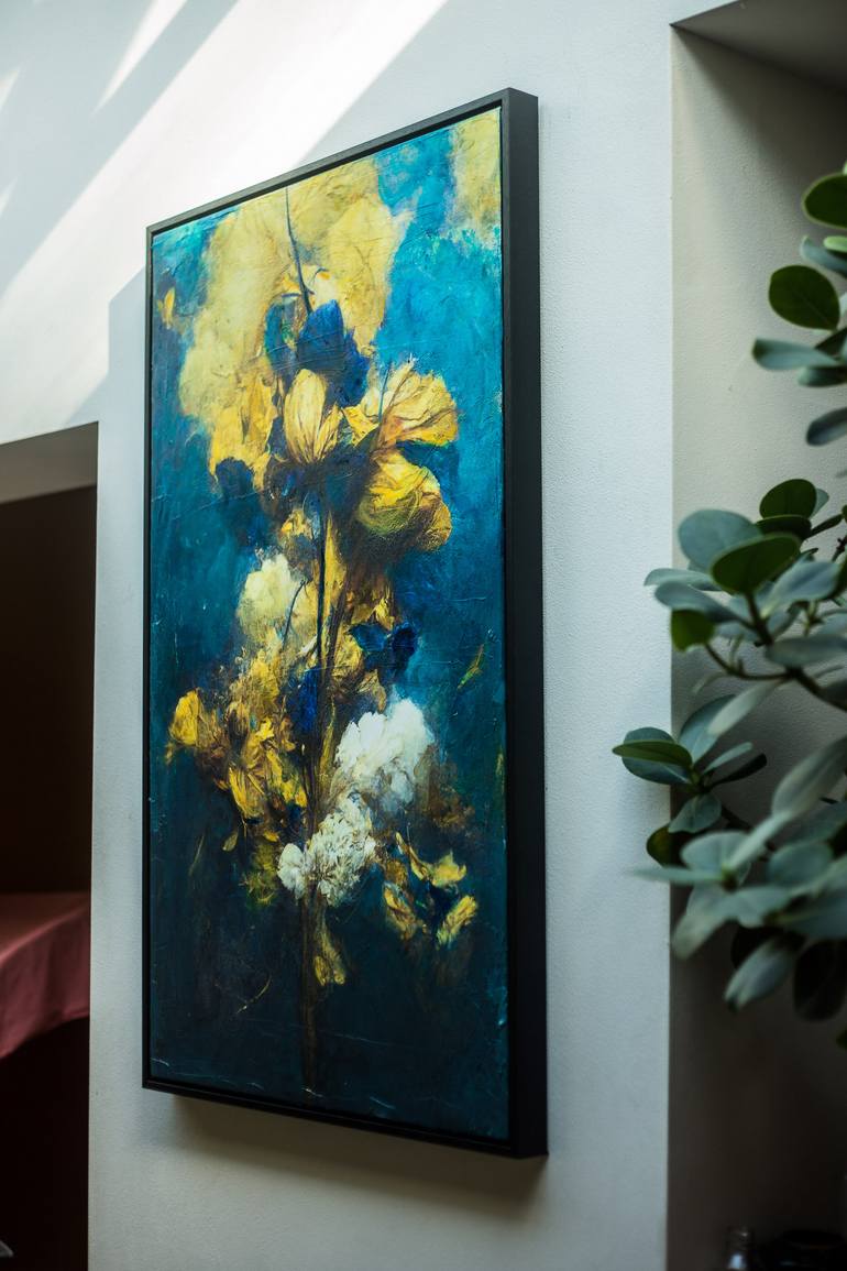 Original Figurative Floral Mixed Media by Teis Albers