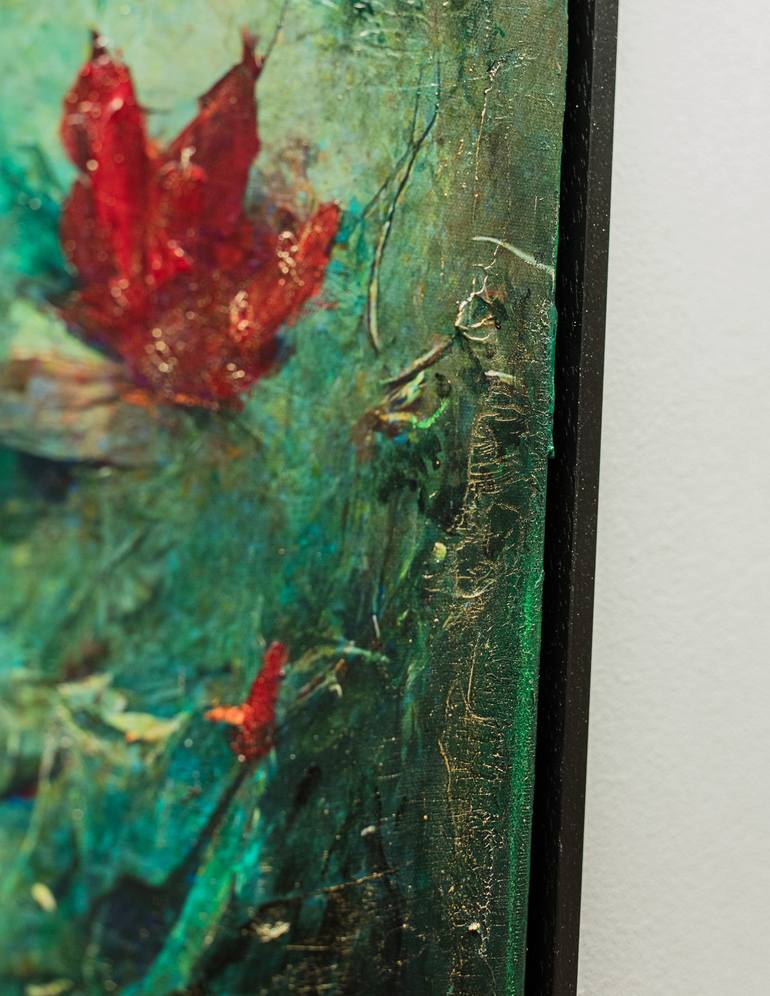 Original Realism Floral Mixed Media by Teis Albers