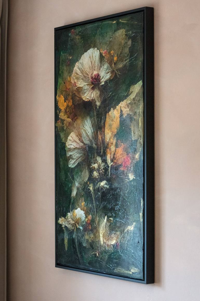 Original Realism Floral Mixed Media by Teis Albers