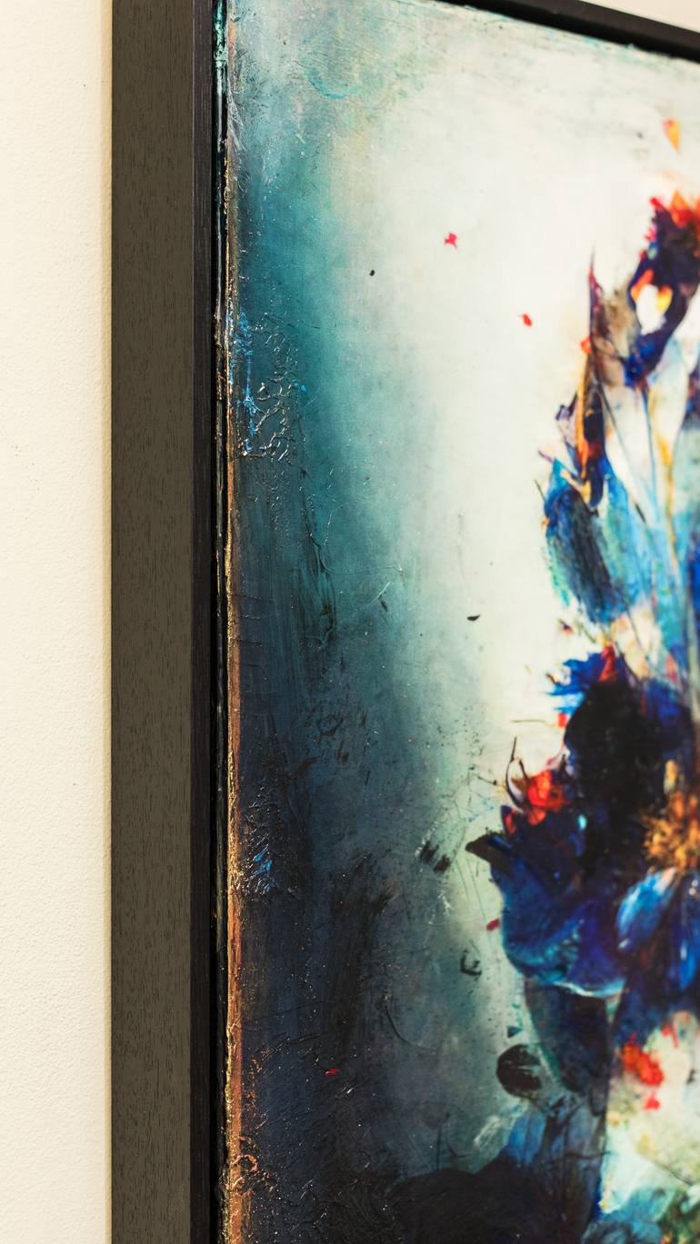 Original Realism Floral Mixed Media by Teis Albers