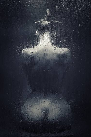 Naked woman behind wet glass - Limited Edition of 15 thumb