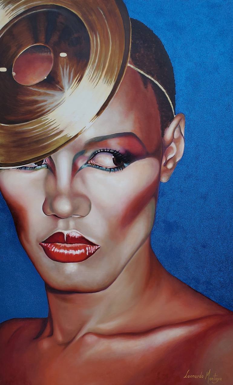 Original Pop Art Celebrity Painting by Leonardo Montoya
