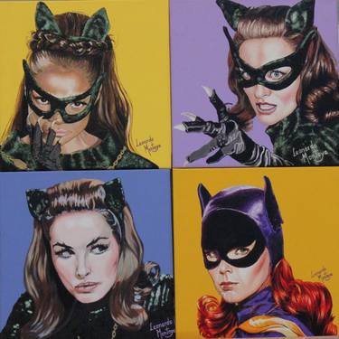 Original Pop Culture/Celebrity Paintings by Leonardo Montoya