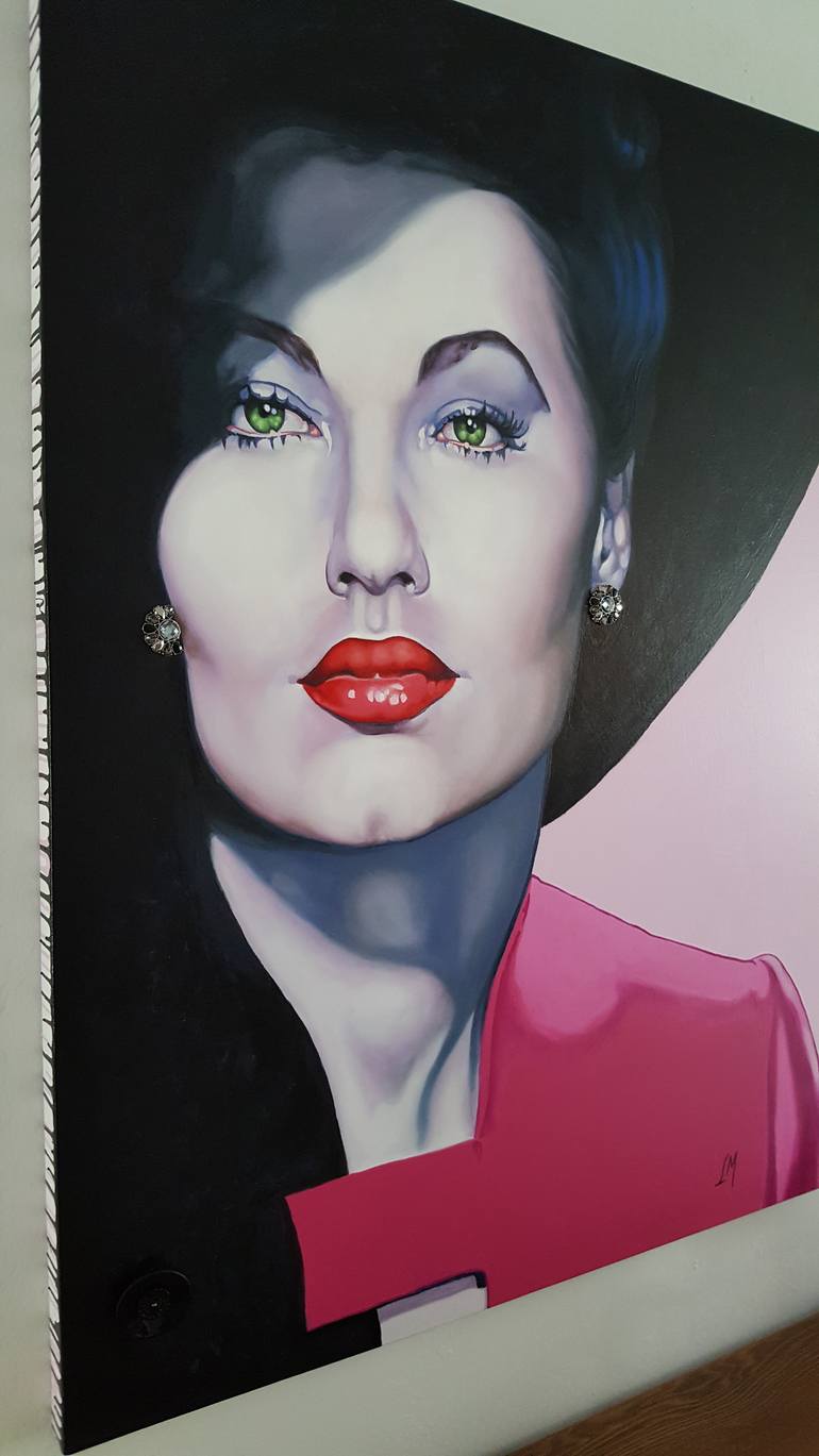 Original Art Deco Pop Culture/Celebrity Painting by Leonardo Montoya