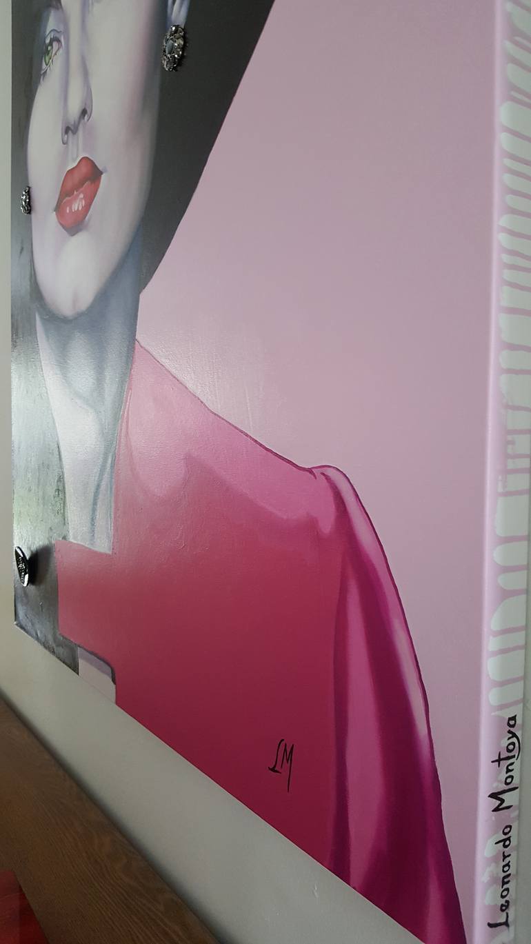 Original Art Deco Pop Culture/Celebrity Painting by Leonardo Montoya