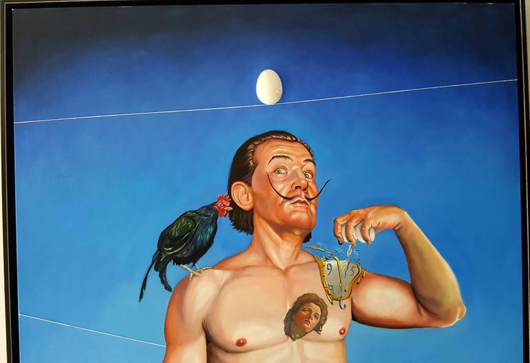 Original Figurative Pop Culture/Celebrity Painting by Leonardo Montoya