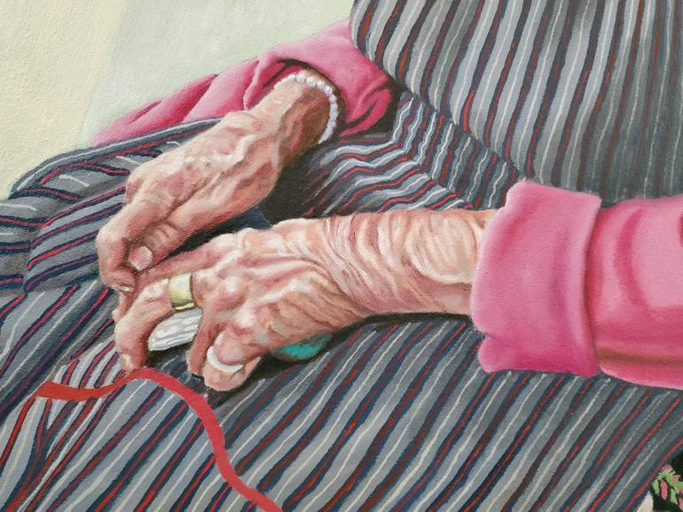 Original Portraiture People Painting by Leonardo Montoya