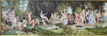 Original Classical mythology Paintings by Leonardo Montoya
