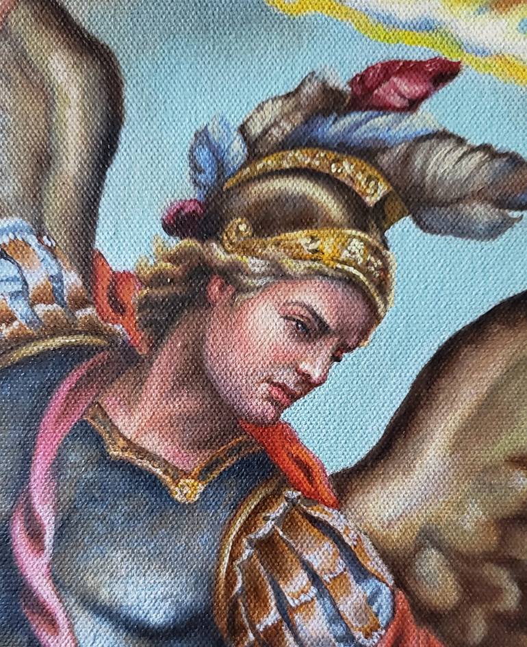 Original Figurative Religion Painting by Leonardo Montoya