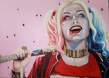 Original Portraiture Pop Culture/Celebrity Paintings by Leonardo Montoya