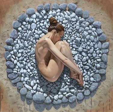 Original Figurative Nude Paintings by Joe Ruiz