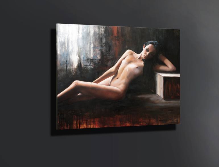 Original Figurative Nude Painting by Jordi Sugranes