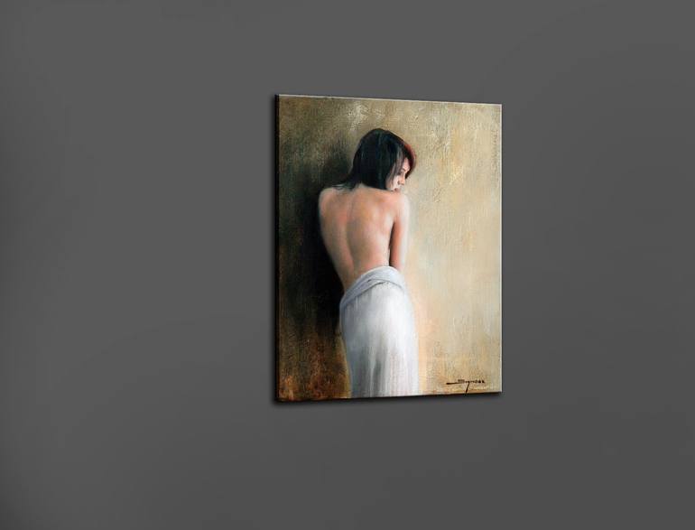 Original Fine Art Nude Painting by Jordi Sugranes