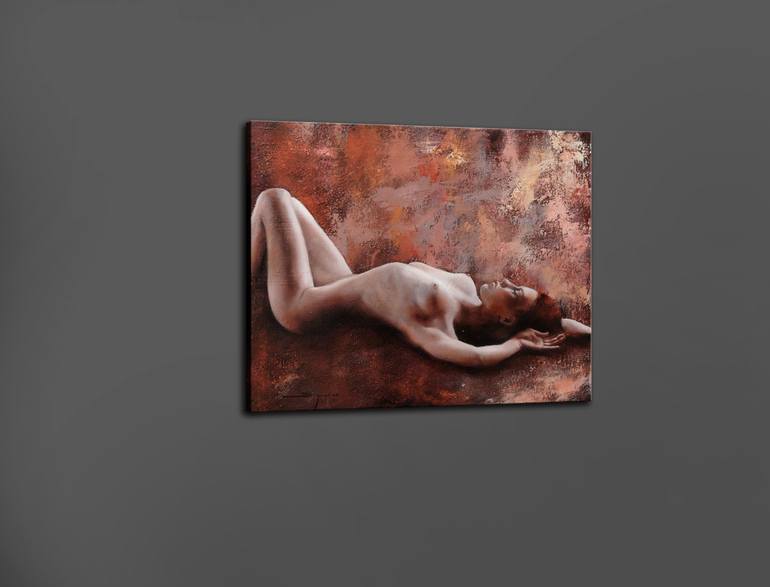 Original Fine Art Nude Painting by Jordi Sugranes