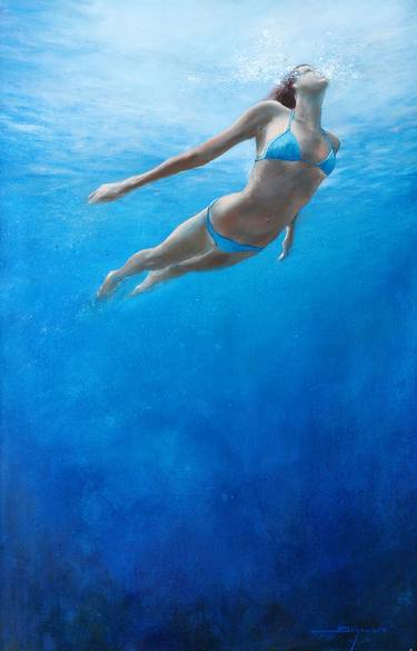 Original Figurative Water Paintings by Jordi Sugranes