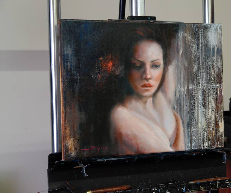 Original Figurative Portrait Painting by Jordi Sugranes