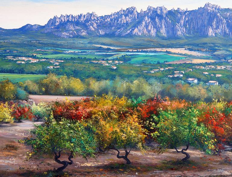 Original Fine Art Landscape Painting by Jordi Sugranes