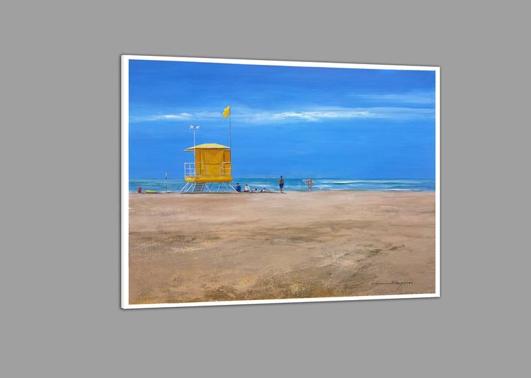 Original Beach Painting by Jordi Sugranes
