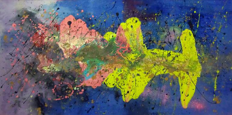 Original Abstract Expressionism Abstract Painting by Andrei Autumn