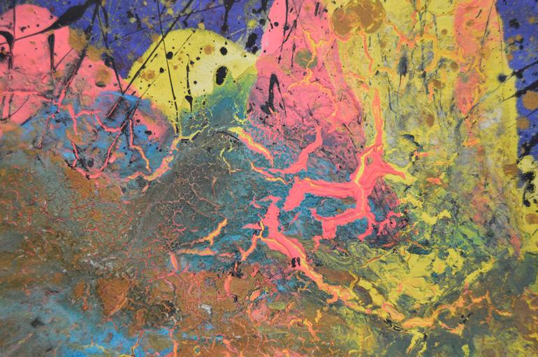Original Abstract Expressionism Abstract Painting by Andrei Autumn