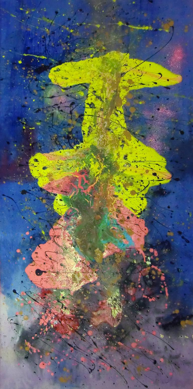 Original Abstract Expressionism Abstract Painting by Andrei Autumn