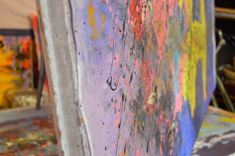 Original Abstract Expressionism Abstract Painting by Andrei Autumn