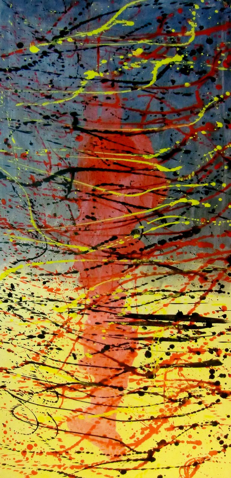 Original Abstract Expressionism Abstract Painting by Andrei Autumn