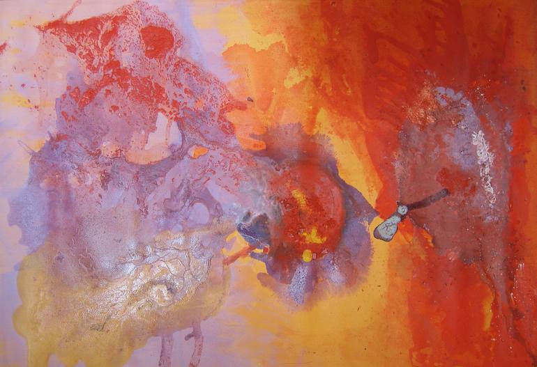 Original Abstract Painting by Andrei Autumn