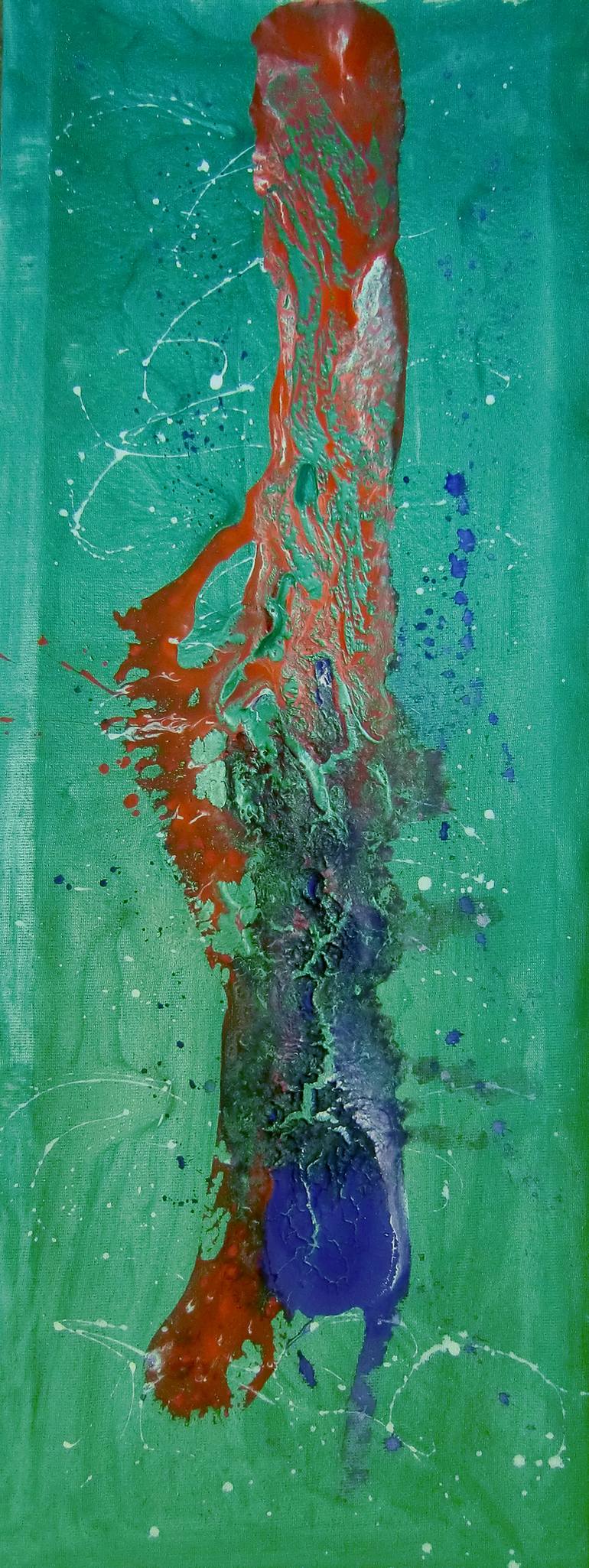 Original Abstract Expressionism Abstract Painting by Andrei Autumn