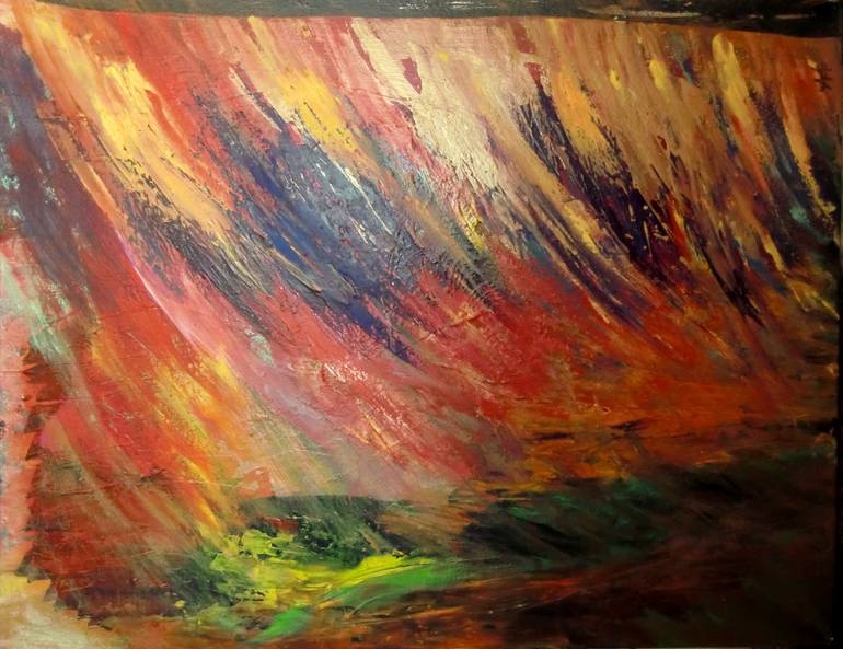 Original Abstract Painting by Andrei Autumn